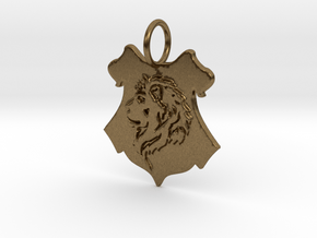 Gryffindor Lion Pendant in Natural Bronze