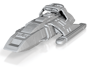 Danube Class Runabout with weapon pod - 2.6" in Tan Fine Detail Plastic