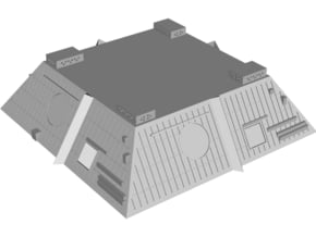 Don 2N (Pill Box) Radar Installation in White Natural Versatile Plastic: Small