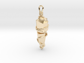 Rock Paradise tied in 14K Yellow Gold