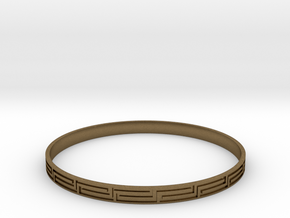 braclet 1 in Natural Bronze: Extra Small