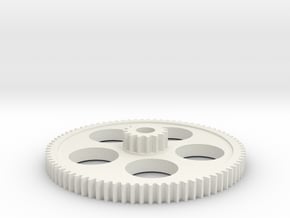 15/80T mini lathe change gear in White Natural Versatile Plastic