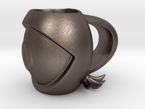 eye mug  in Polished Bronzed Silver Steel