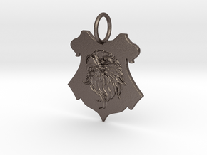 Ravenclaw Eagle Crest in Polished Bronzed Silver Steel