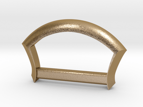 D Ring - 1" strap in Polished Gold Steel