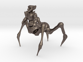 Alien Centaur in Polished Bronzed Silver Steel