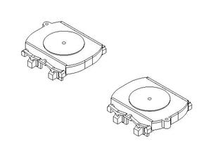 A-1-43-pechot-bogies-165-1a 1/43 scale 16.5mm gaug in White Natural Versatile Plastic