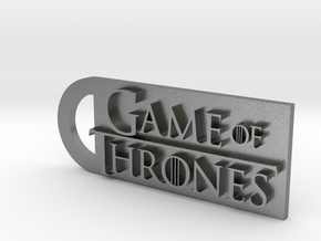 Game Of Thrones Keychain in Natural Silver