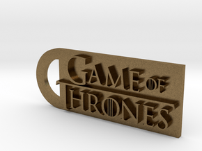Game Of Thrones Keychain in Natural Bronze