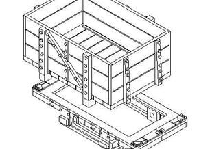 A-1-43-wdlr-a-class-open-wagon-165-a2 in White Natural Versatile Plastic