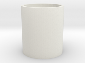 Coffee mug in White Natural Versatile Plastic