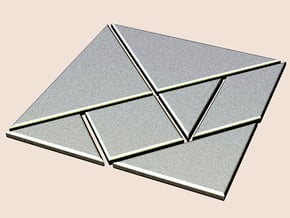 tangram in White Processed Versatile Plastic
