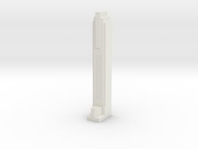 Triple Underpass Walkway Pillar in White Natural Versatile Plastic