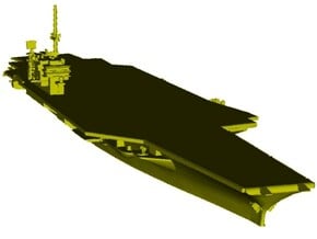 1/1800 scale USS Kitty Hawk CV-63 aircraft carrier in Tan Fine Detail Plastic