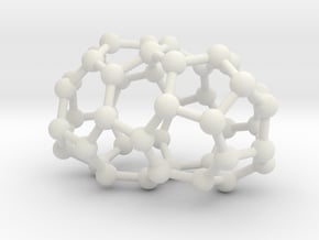 0631 Fullerene c44-2 d2 in White Natural Versatile Plastic