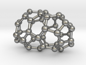 0631 Fullerene c44-2 d2 in Natural Silver