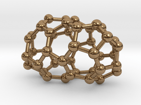 0631 Fullerene c44-2 d2 in Natural Brass