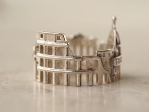 Rome Ring - Gift for Designer in Polished Silver: 5 / 49