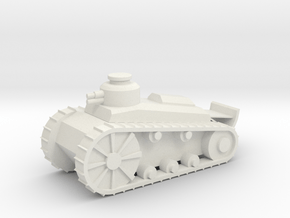 Light Tank in White Natural Versatile Plastic