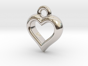 The Hearty Little Heart (precious metal pendant) in Platinum