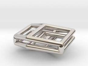 Bilinski Cubes Pendant I in Platinum