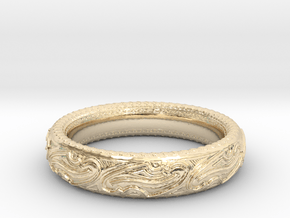 Busy Ring (various sizes) in 14k Gold Plated Brass: 5 / 49
