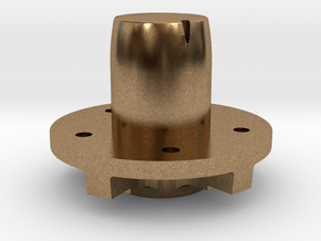 Front Hub - 5 x 4.75" Bolt Pattern in Natural Brass
