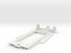 Chassis for Scalextric Renault RS01 (F1) in White Natural Versatile Plastic