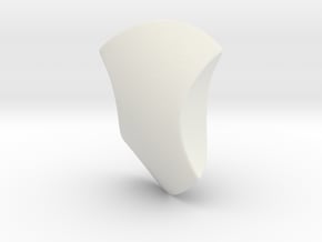 Torso 1 in White Natural Versatile Plastic