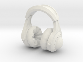Pocket full headphones - (One version) in White Natural Versatile Plastic