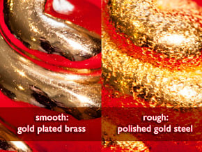 Lucky Golden Poo Earrings in Polished Gold Steel
