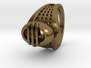 Wakefield Ring (001) in Natural Bronze