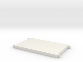 Outrigger Mat 80x50x5mm in White Natural Versatile Plastic