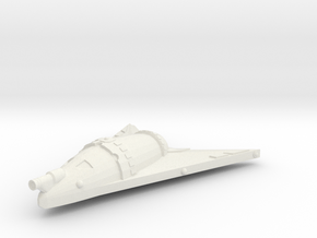 3788 Scale Hydran Cuirassier Frigate GLP in White Natural Versatile Plastic