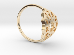 Seamless Ring in 14K Yellow Gold: Medium