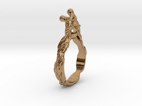 Ring of Root in Polished Brass