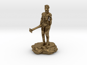 Violet Goldleaf, Gnome Warlock with Rod in Natural Bronze