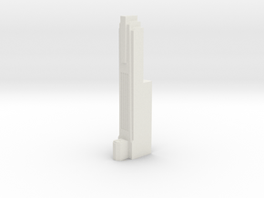 Triple Underpass East Roadway Pillar in White Natural Versatile Plastic