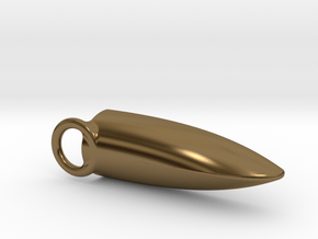 Black Cove Boat keychain in Polished Bronze