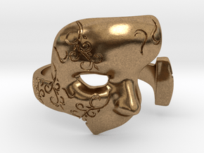 Phantom Mask Ring in Natural Brass: 5 / 49
