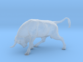 Printle Animal Bull - 1/72 in Tan Fine Detail Plastic