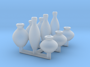 28mm Vases in Smoothest Fine Detail Plastic