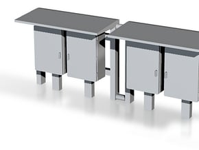 Digital-N Scale 2 Industrial Relay Cabinets in N Scale 2 Industrial Relay Cabinets