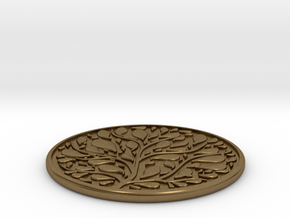 Tree Coaster in Natural Bronze