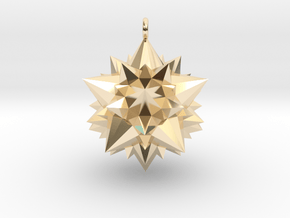 Great Rhombicosidodecahedron 3,7cm in 14K Yellow Gold