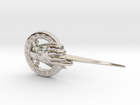 Hand of the King in Rhodium Plated Brass