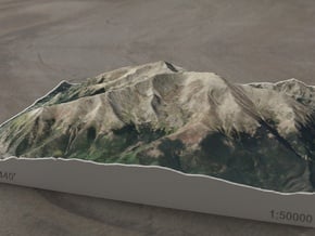 Mt. Elbert, Colorado, USA, 1:50000 in Full Color Sandstone