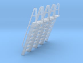 HO Scale Ladder 8 in Tan Fine Detail Plastic