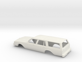 1/43 1988 Chevrolet Caprice Station Wagon in White Natural Versatile Plastic