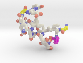 Alpha Helix Pro-Gly_Thick in Glossy Full Color Sandstone